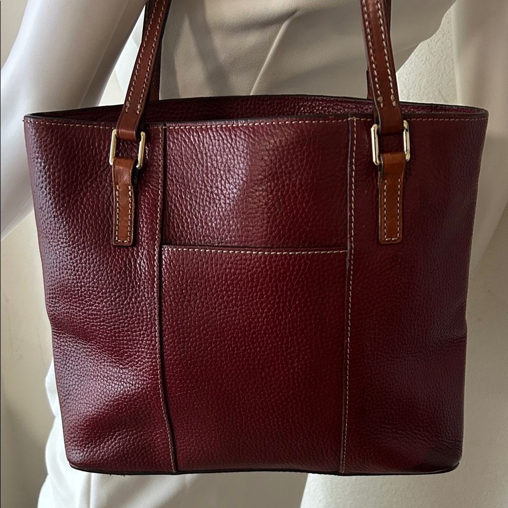 Dooney & Bourke Deep Red Tote - Picture 5 of 14